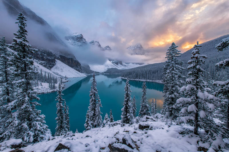 A Beautiful World | Moraine Lake | Bernard Chen Photography